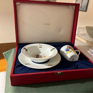 Cartier Limoges child’s dish set
